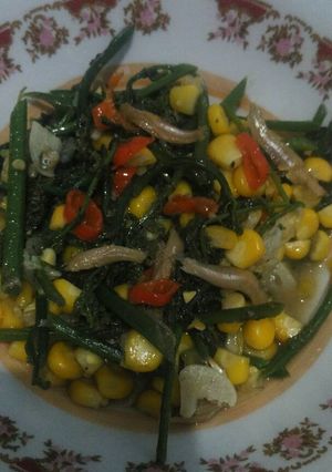 Foto resep Tumis pakis teri