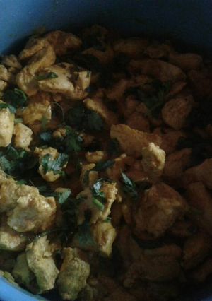 Una foto de Pollo al Curry