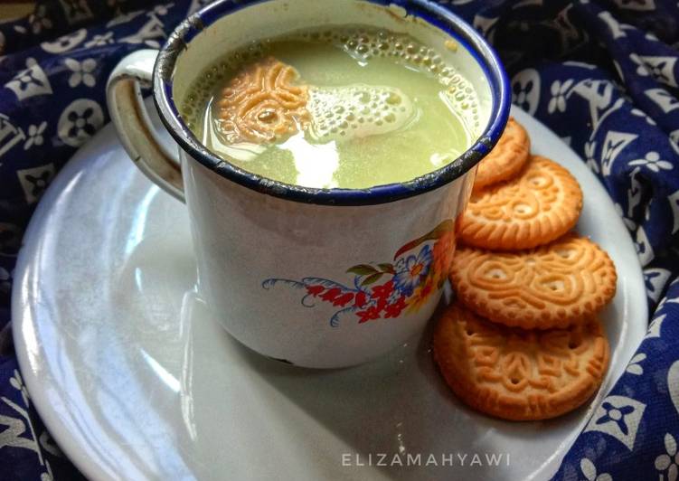 Milkshake macha chocolate biscuit