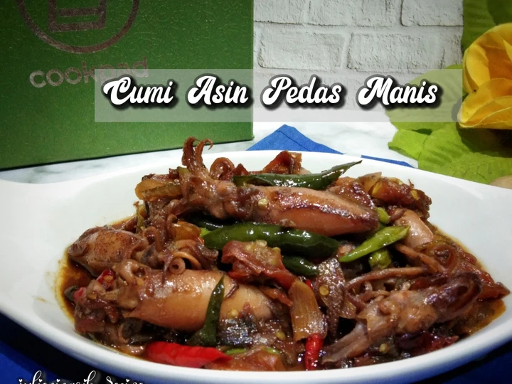 Langkah Mudah untuk Menyiapkan Resep  Cumi Asin Pedas Manis yang Lezat, Sempurna