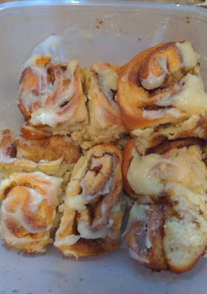 A picture of Copy-Cat Cinnabon Cinnamon Rolls.