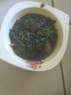 A picture of Vegetable soup.