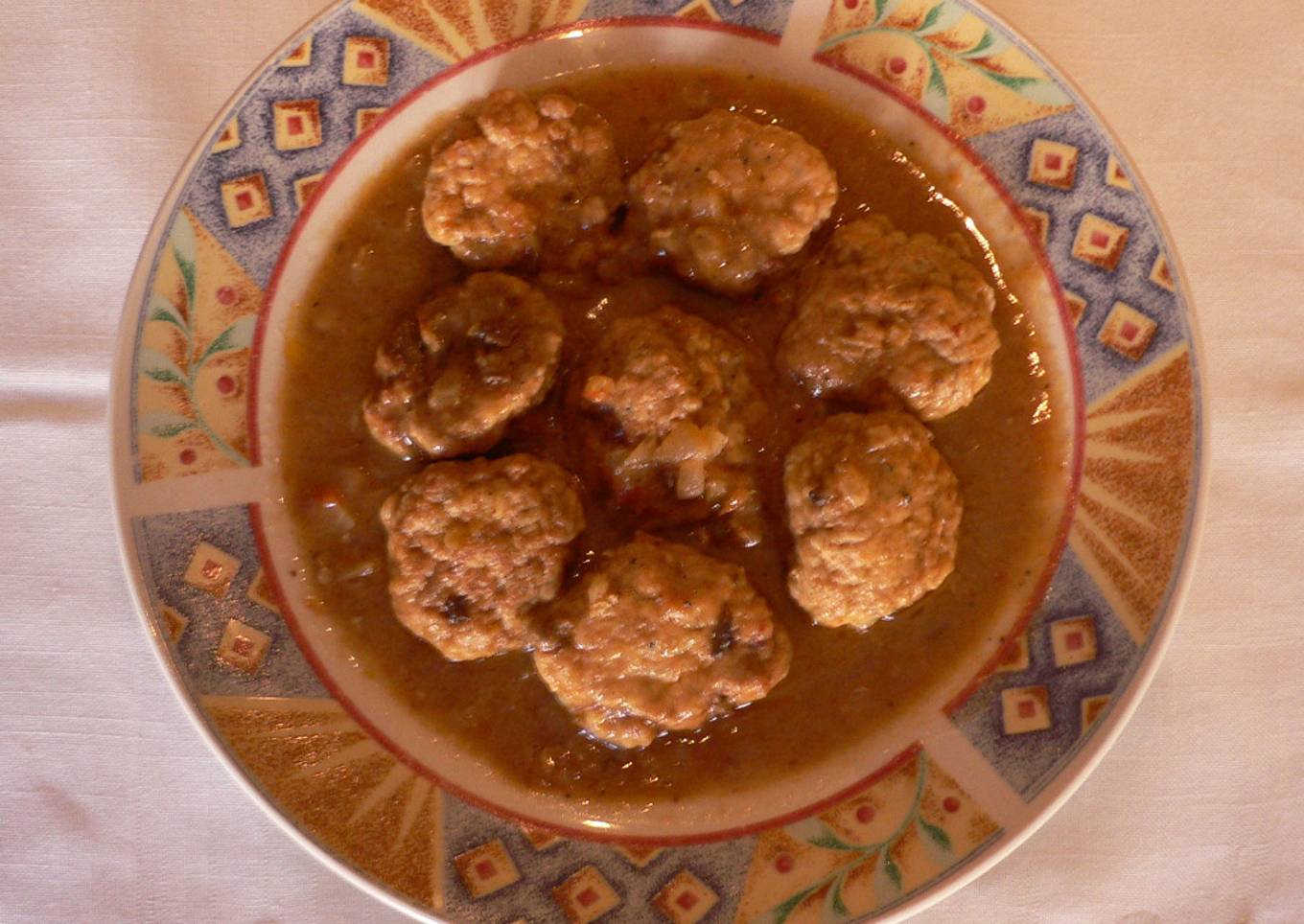 Albóndigas en salsa