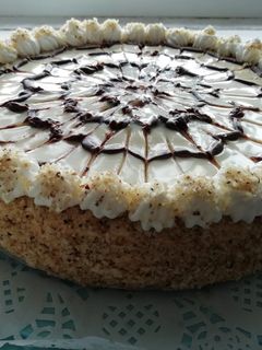 Könnyed Eszterházy torta Tündétől recept fotója