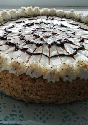 Könnyed Eszterházy torta Tündétől recept fotója