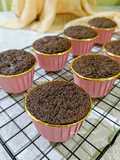 Chocolate Rice Flour Sponge Cupcake - Gluten Free