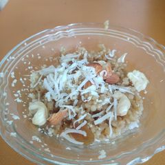 A picture of Fada Lapsi,Broken wheat Halwa.