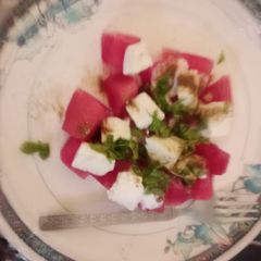 Watermelon salad A picture of Watermelon salad.