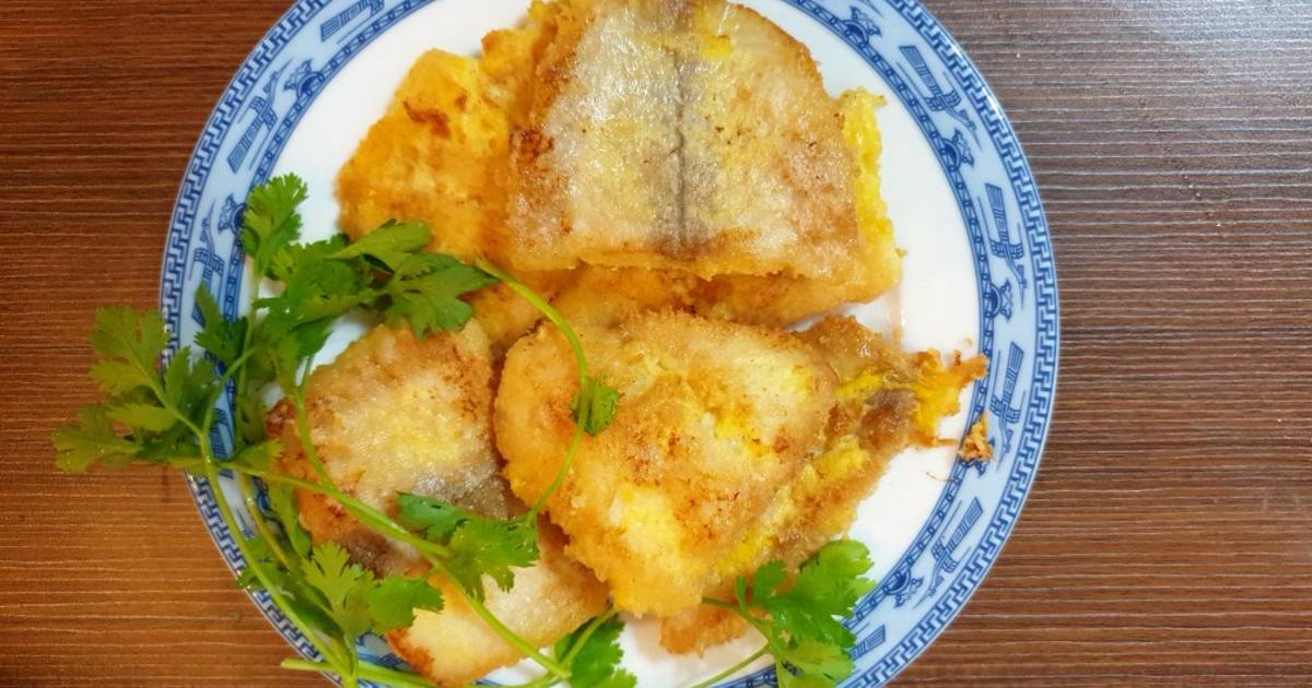 Cách Làm Món Cá basa phi lê lăn trứng chiên của Thach Vo Le Thien - Cookpad