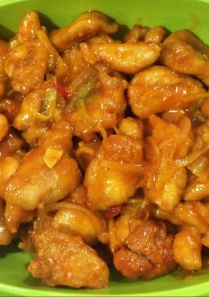 Foto resep Ayam tepung saus manis pedas
