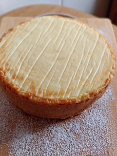 Foto principal de Bizcocho genovés invertido con crema pastelera (sin gluten)