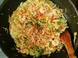 shrimp lettuce stir fry