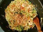 A picture of cabbage fish stir fry