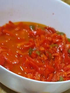 Una foto de 🌶🌶🌶Ensalada de pimientos asados🌶🌶🌶