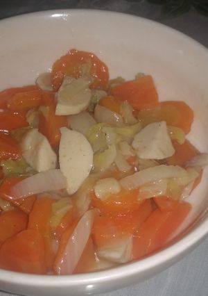 Foto resep Colourful cah sawi wortel