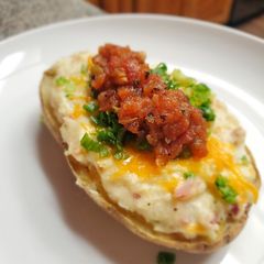 A picture of Vavo's Twice Baked Potatoes.