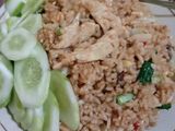 Nasi goreng ayam kencur simpel
