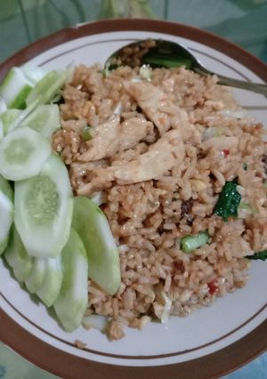 Foto resep Nasi goreng ayam kencur simpel