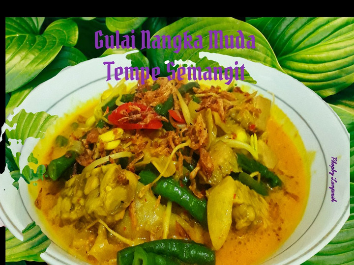 Ini dia! Bagaimana cara bikin Gulai Nangka Muda Tempe Semangit dijamin sempurna