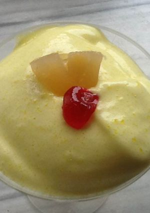 Una foto de Espuma de piña