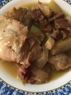 Una foto de Contramuslos de pollo con jamón y mostaza al brandy