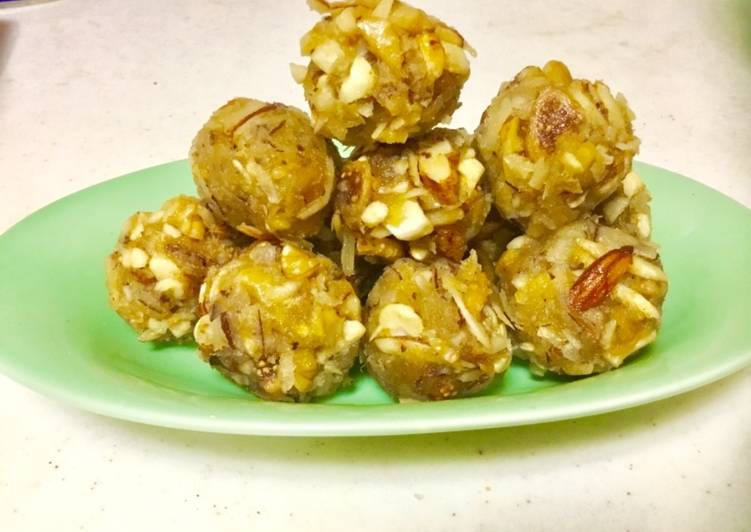 Step-by-Step Guide to Prepare Award-winning Instant Fresh coconut Dryfruits Ladoo No Sugar