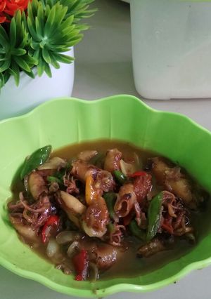 Foto resep Tumis Cumi Asin Endolita🐙