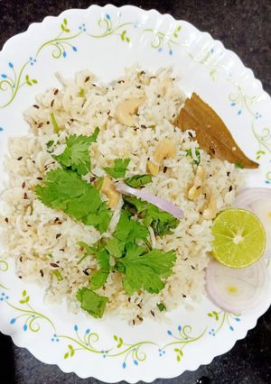 जीरा राइस (jeera rice recipe in Hindi) रेसिपी मुख्य फोटो
