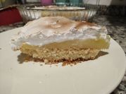 Una foto de lemon pie casera