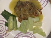 Una foto de tilapia a la mantequilla