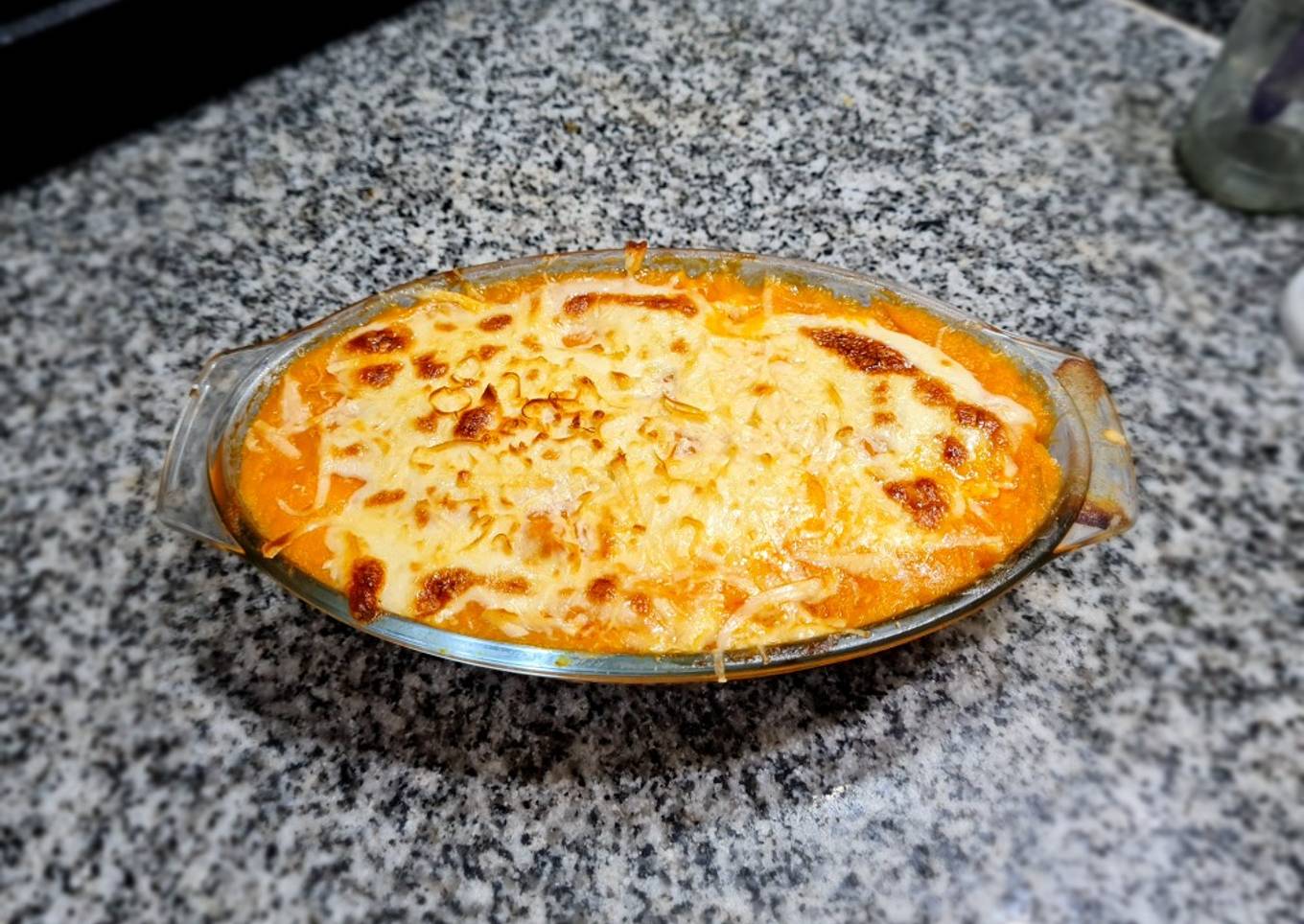 Pastel de calabaza y pollo
