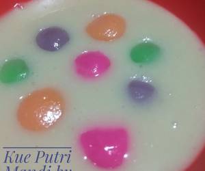 Masakan Populer 55. Kue Putri Mandi / Mendut Siram Santan Ala Rumahan