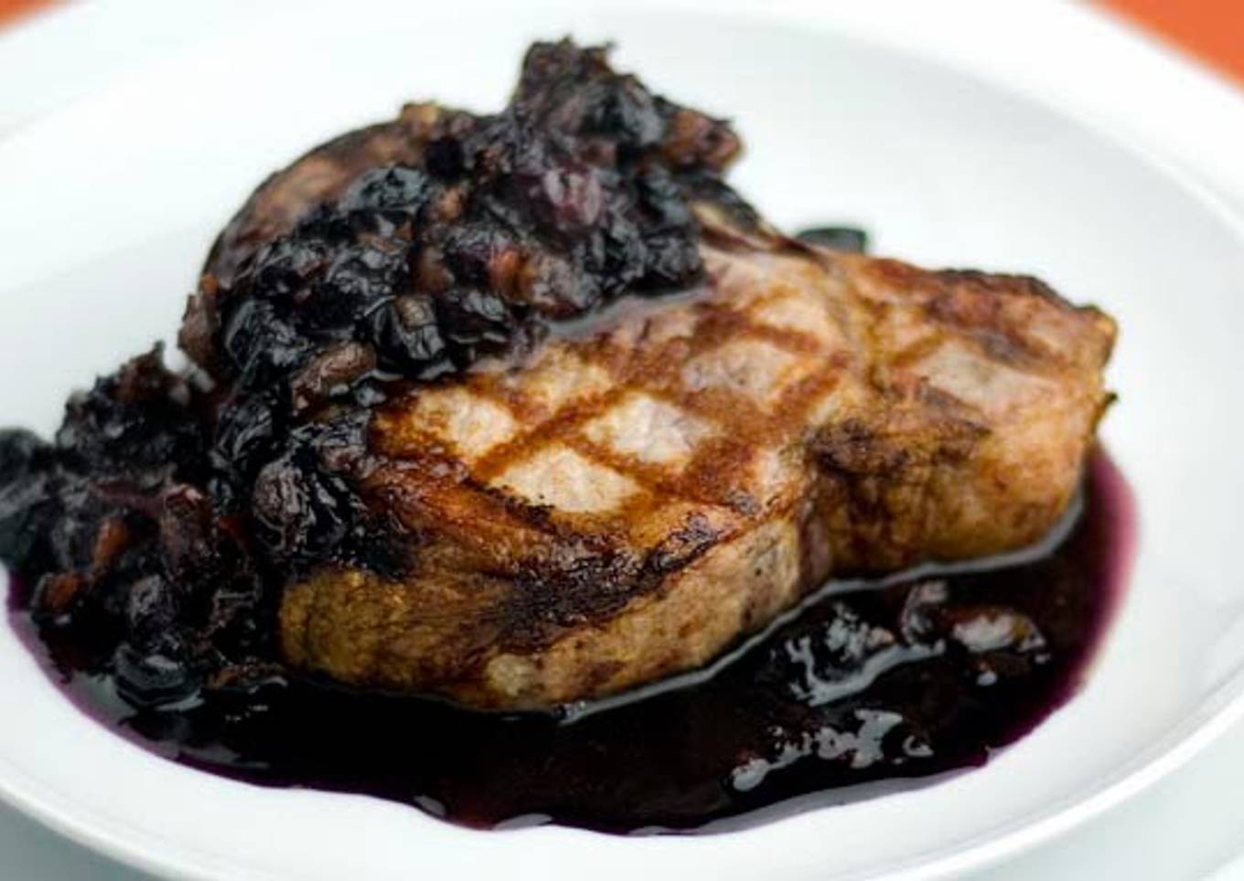 Spicy Blueberry Pork Tenderloin