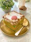 Pandan Cake vla labu (TanpaTerigu)