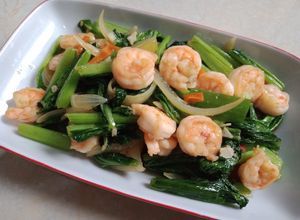 Foto resep Udang Caisim Saus tiram