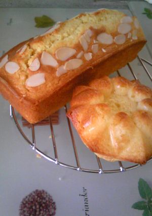A picture of Easy Almond Pound Cake with Pancake Mix.