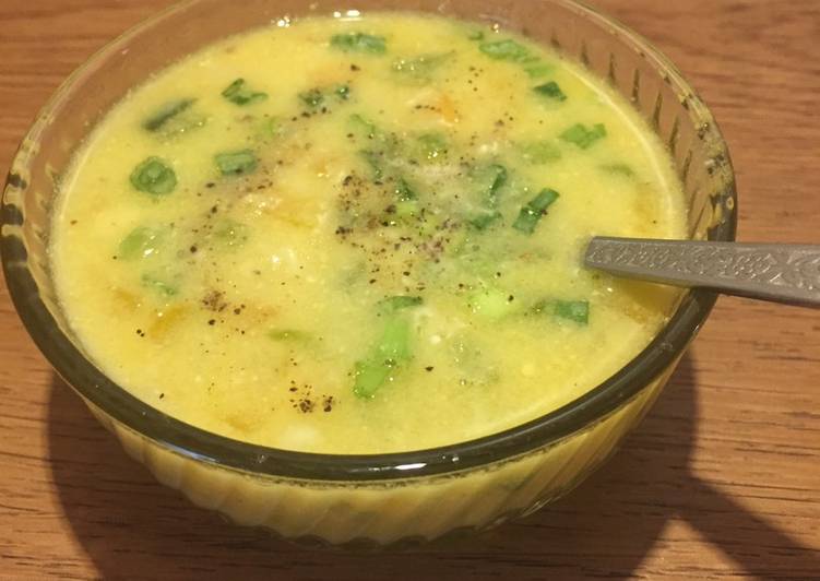 Sweet corn soup