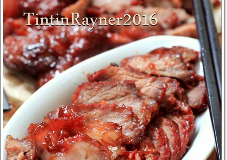 Resep Charsiu Pork -Chinese BBQ pork mudah enak ala rumah ;) Anti Gagal