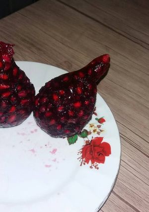 عکسی از دستور ژله انار