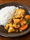 Estofado de Pollo con Albahaca