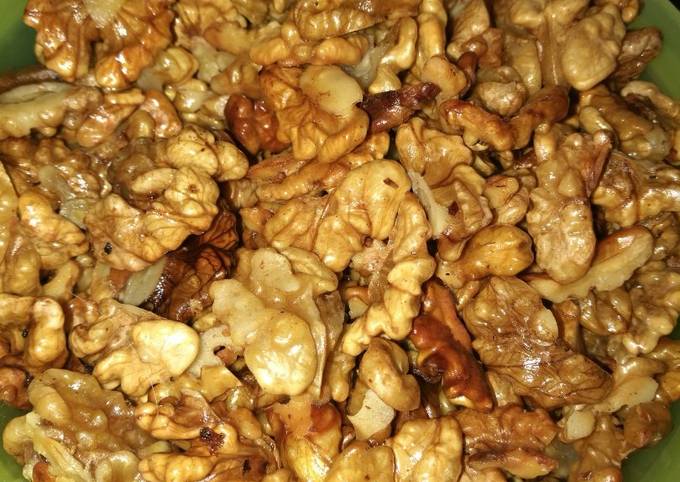 Жареные грецкие орехи по-китайски