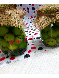 عکسی از دستور ترشی آلوچه (گوجه سبز)