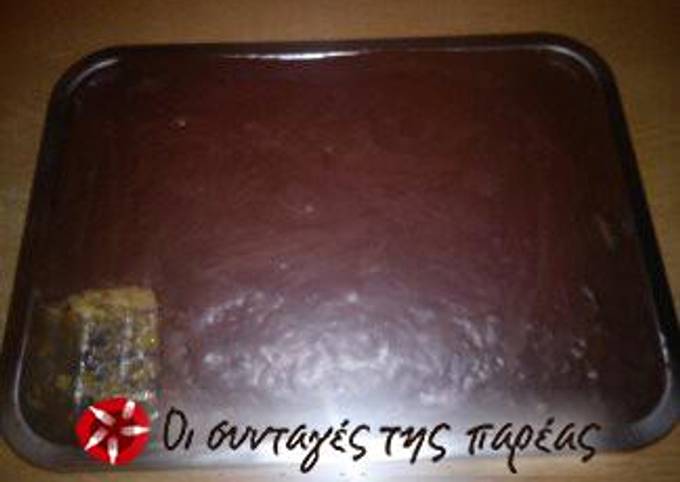 κύρια φωτογραφία συνταγής Ραβανί με σοκολάτα