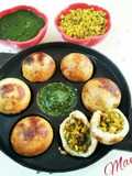 Mini Moong daal Kachori in Appam Pan(less oily)