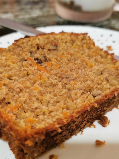 Una foto de Bizcocho de zanahoria y nueces integral!!!