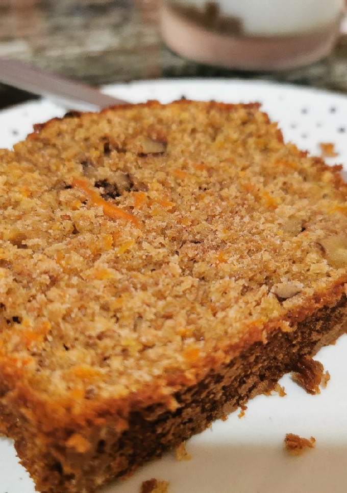 Una foto de Bizcocho de zanahoria y nueces integral!!!