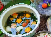 Gambar sayur bening katuk wortel