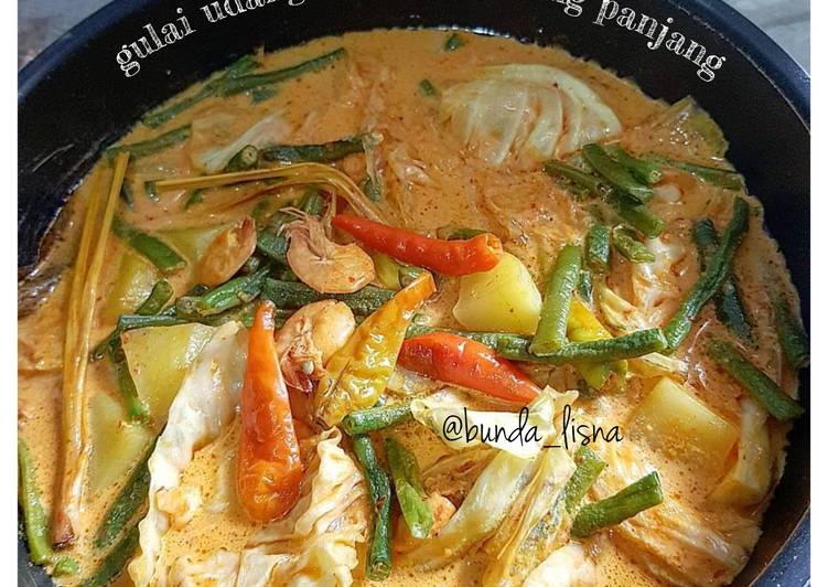 Gulai Udang, Kentang, Kacang Panjang