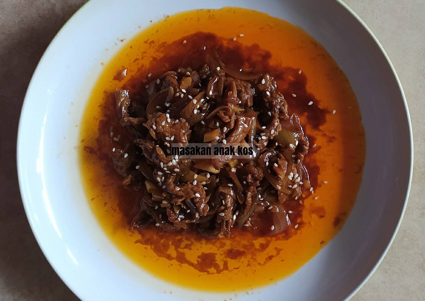 Daging Sapi Saus Mentega (Rp 21.000)