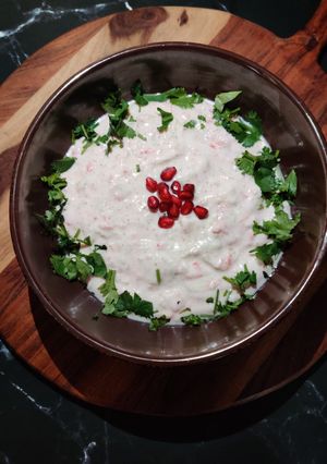 A picture of CARROT CUCUMBER RAITA...